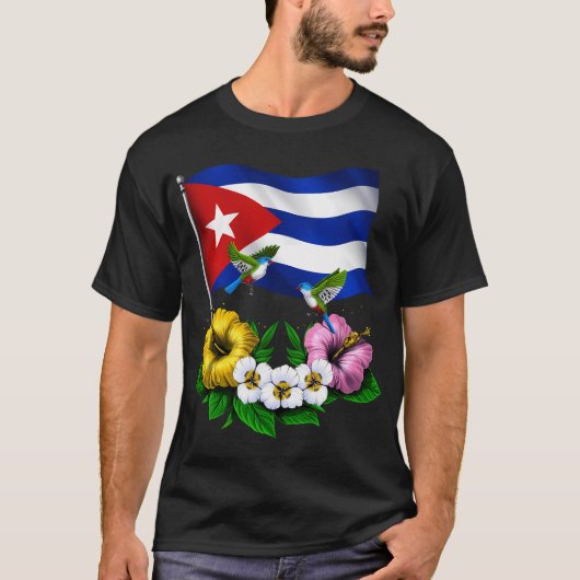 キューバ国旗 Tシャツ (正面)