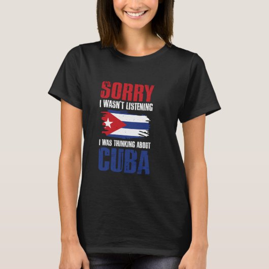 キューバ国旗 Tシャツ (正面)