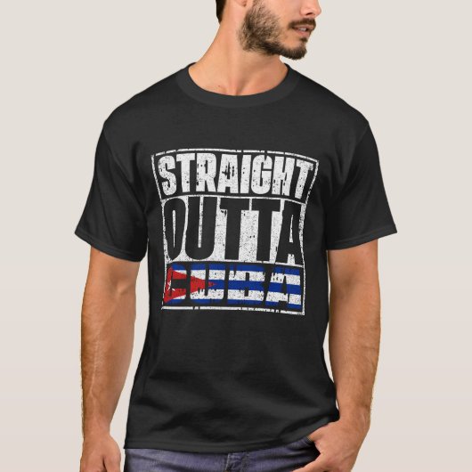 キューバ国旗 Tシャツ (正面)