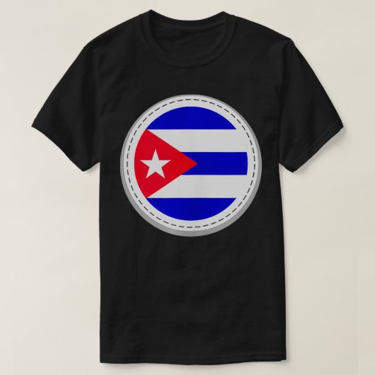 キューバ国旗 Tシャツ (デザイン正面)