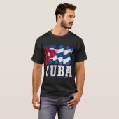 キューバ国旗 Tシャツ (正面フル)