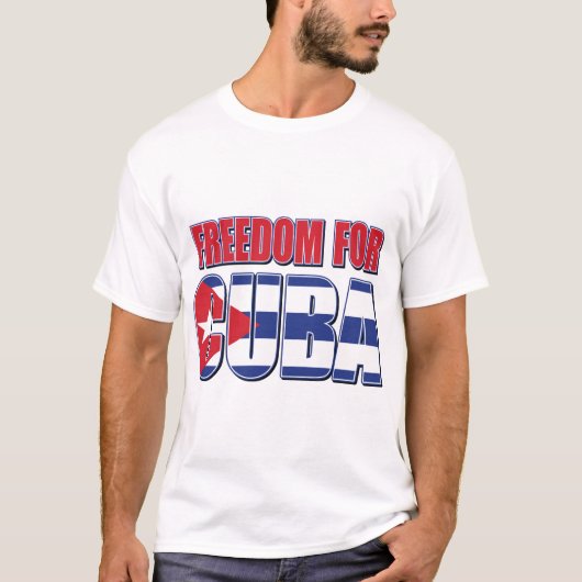 キューバ国旗 Tシャツ (正面)