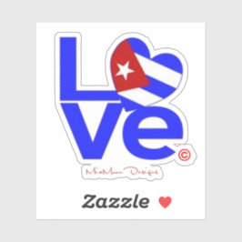 キューバ愛ステッカー シール