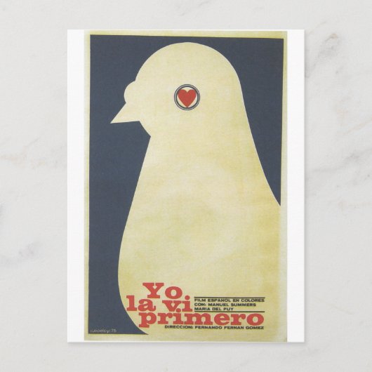 キューバ映画ポスターキューバ映画ポスターポストプリント ポストカード (正面)