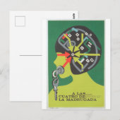 キューバ映画ポスターキューバ映画ポスターポストプリント ポストカード (正面/裏面)