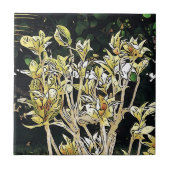 キューバ植物 タイル (正面)