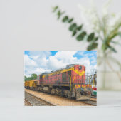 キューバ気動車ロシアの車 ポストカード (スタンド正面)