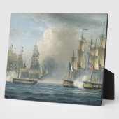 キューバ沖のHMS Arethusaによるポモンの捕獲 フォトプラーク (側面)