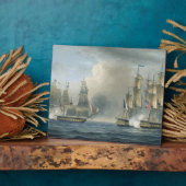 キューバ沖のHMS Arethusaによるポモンの捕獲 フォトプラーク (側面)