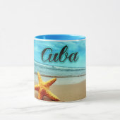 キューバ産ヒトデ マグカップ (中央)