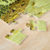 キューバ産ワニの動物 ジグソーパズル (側面)