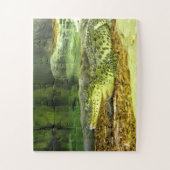 キューバ産ワニの動物 ジグソーパズル (縦)