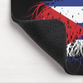 キューバ系アメリカ合衆国ツリールーツ国旗 マウスパッド (コーナー)