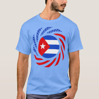 キューバ系アメリカ多国籍愛国国旗 Tシャツ
