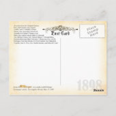 キューバ自由主義者 – 1898年新聞記事 ポストカード (裏面)