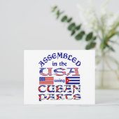 キューバ製パーツ ポストカード (スタンド正面)