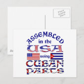 キューバ製パーツ ポストカード (正面/裏面)