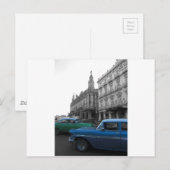 キューバ車1 ポストカード (正面/裏面)