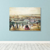 キューバ風景 キャンバスプリント (インサイチュ (ウッドフロア))