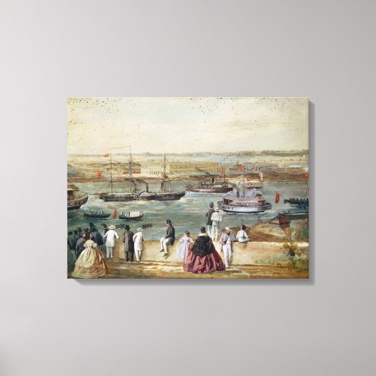 キューバ風景 キャンバスプリント (正面)