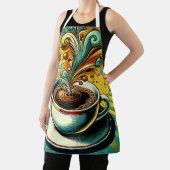 キューバ鮮やかーコーヒーカップ エプロン (インサイチュ)