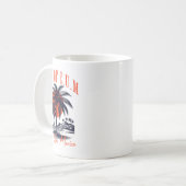 キューバ・アメリカ・メキシコ湾 コーヒーマグカップ (正面左)