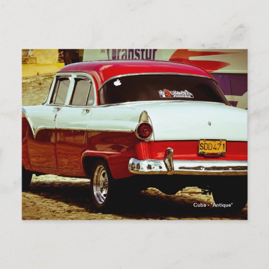 キューバ – "アンティーク" ポストカード (正面)