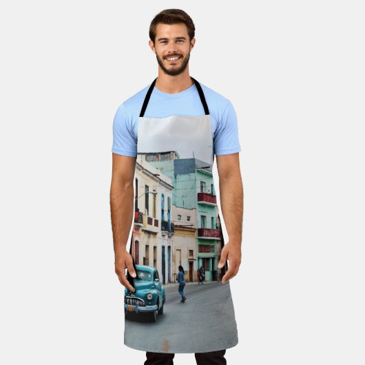 キューバ エプロン (着用した状態)