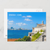 キューバ,オールドハバナ ポストカード (正面/裏面)