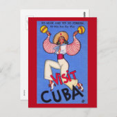 キューバ カラー トラベル ヴィンテージ ポストカード (正面/裏面)