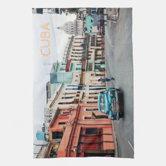 キューバ キッチンタオル (縦)