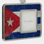 キューバ シルバープレートフレームオーナメント (右)