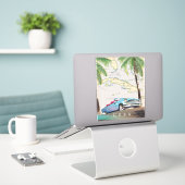 キューバ シール (デスク上のノートパソコン)