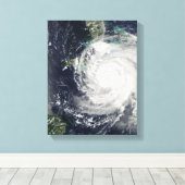 キューバ、ジャマイカ、バハム上空のハリケーン キャンバスプリント (インサイチュ (ウッドフロア))