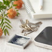 キューバ、ジャマイカ、バハム上空のハリケーン キーホルダー (側面)