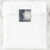 キューバ、ジャマイカ、バハム上空のハリケーン スクエアシール (バッグ)