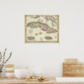 キューバ、ジャマイカ、プエルトリコ ポスター (キッチン)