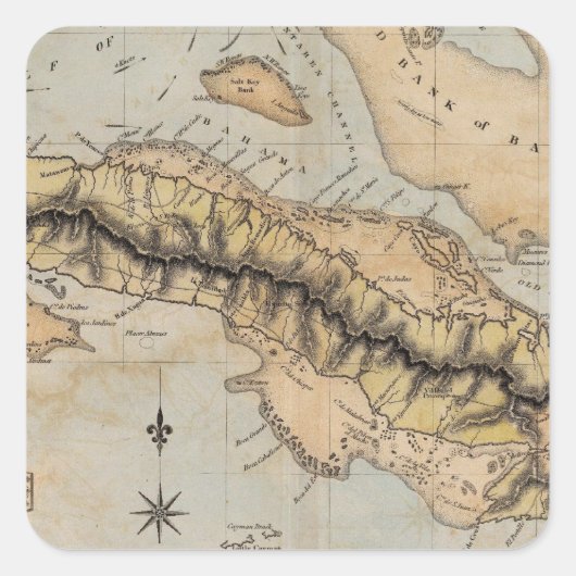 キューバ スクエアシール (正面)