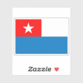 キューバ，セスペデス国旗 シール (シート)