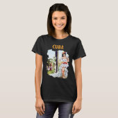 キューバ ダンサー ホリデー トラベル Tシャツ (正面フル)