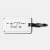 キューバ,トリニダード·ハウス ラゲッジタグ (裏面横)