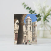 キューバ，ハバナのハバナ大聖堂のはがき ポストカード (スタンド正面)