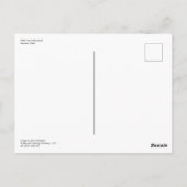 キューバ,ハバナの中庭をのぞき込む ポストカード (裏面)