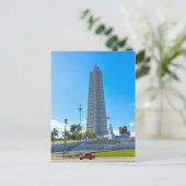 キューバ，ハバナの記念碑 ポストカード (スタンド正面)