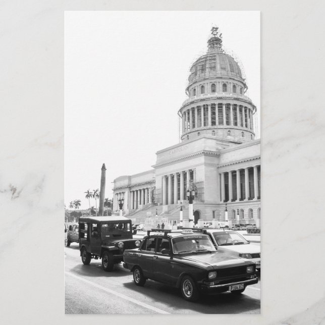 キューバ、ハバナヴィンテージ葉書 (正面)