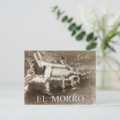 キューバ，ハバナ州，モロ城の空中眺め ポストカード (スタンド正面)