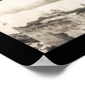 キューバ・ハバナ船写真1913 ポスター (角)