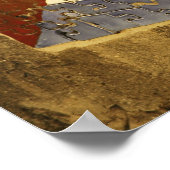 キューバ、ハバナ。のキューバ国旗のモザイクパズル ポスター (角)