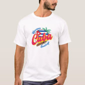 キューバ ハバナ サンティアゴ Tシャツ (正面)