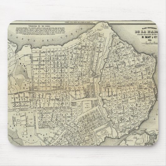 キューバ·ハバナ マウスパッド (正面)